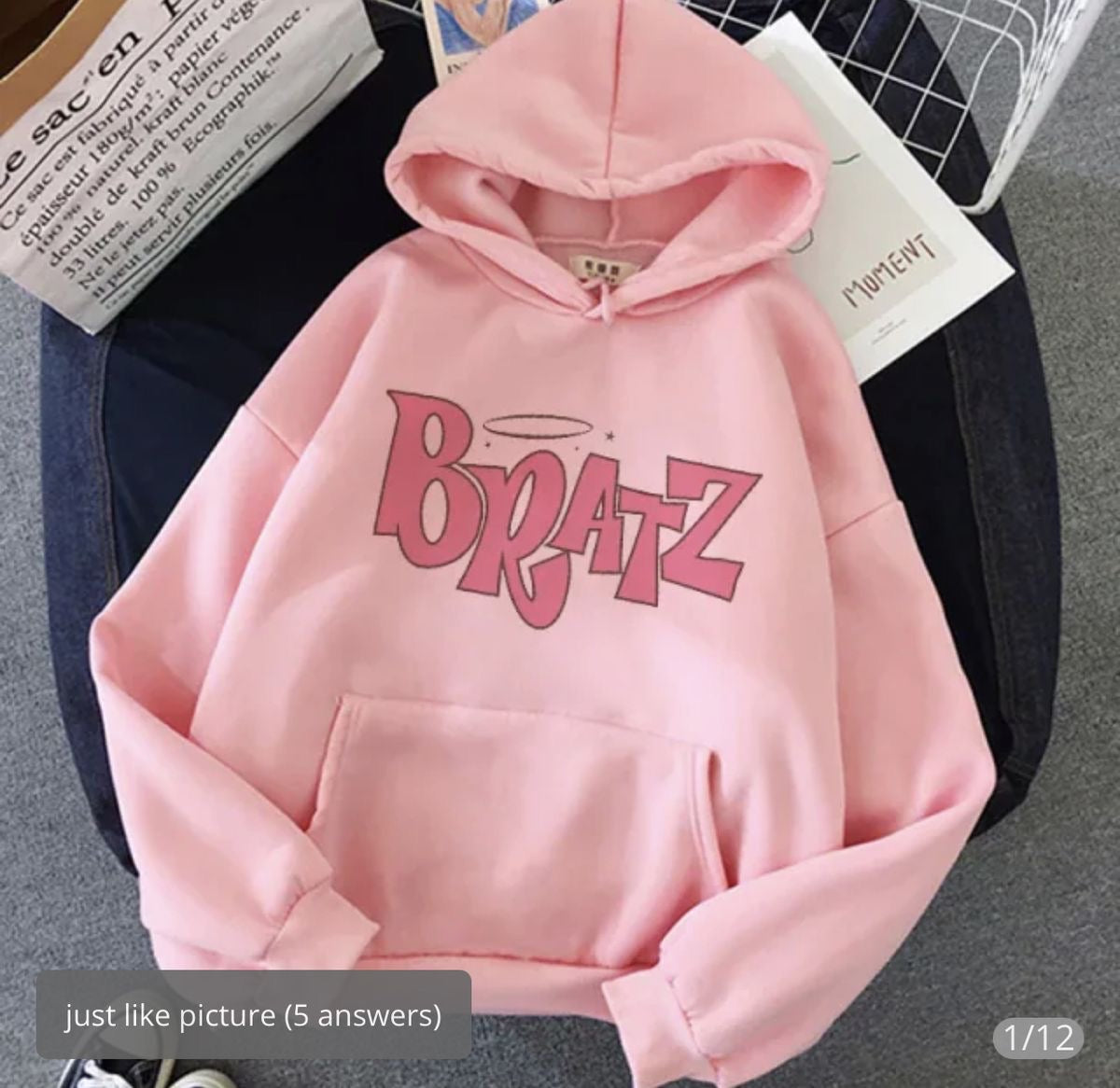 SXV  'BRATZ’ Printed Cool Aesthetic Sweatshirt Hoodie