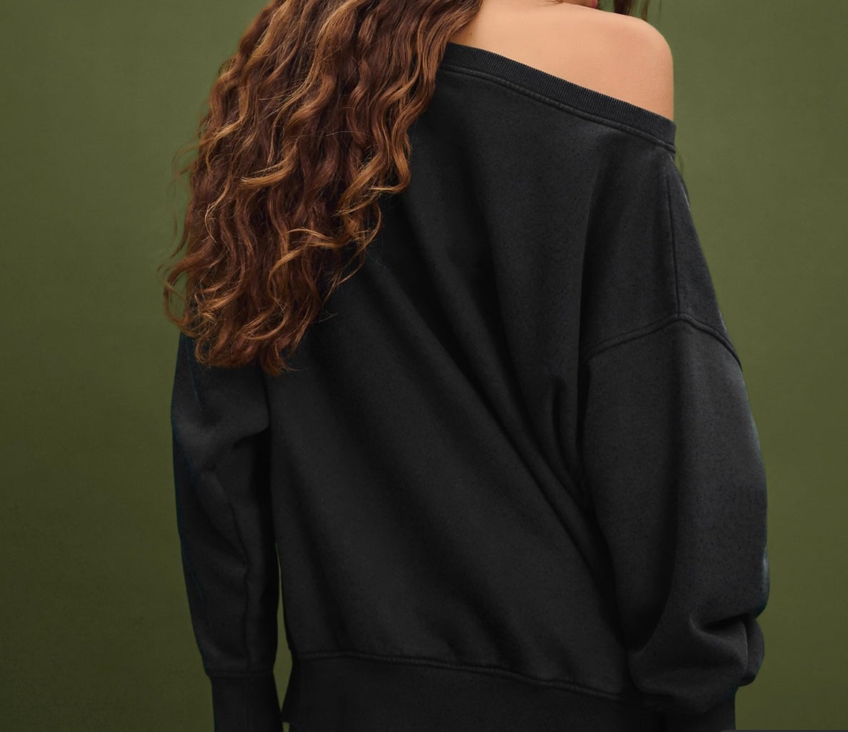 SXV create move inspire Print,Women's Loose Fit&Long Length Asymmetrical Neck Pullover Sweatshirt