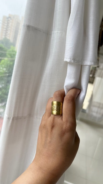 Brass metal rings