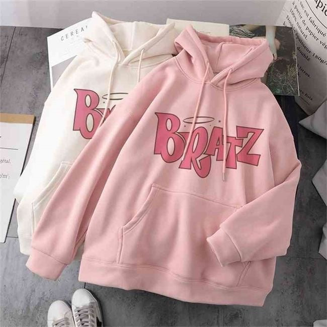 SXV  'BRATZ’ Printed Cool Aesthetic Sweatshirt Hoodie