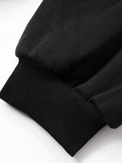 SXV Big Pocket Drop Shoulder Drawstring Hoodie,Long Sleeve Tops Old Money Style,Fall Women Clothes Sweatshirt
