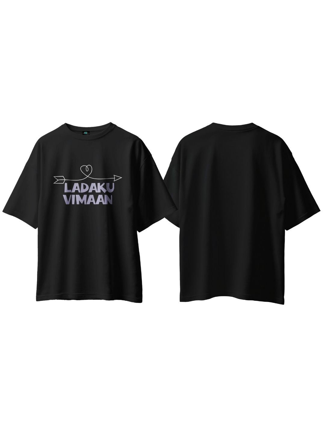 SXV 'LADAKU VIMAAN’ Printed Cool Aesthetic Oversized Baggy T-shirt