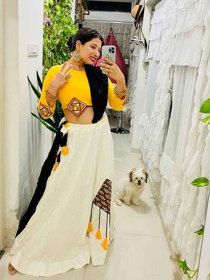 SXV cotton embroidered chaniya choli for navratri