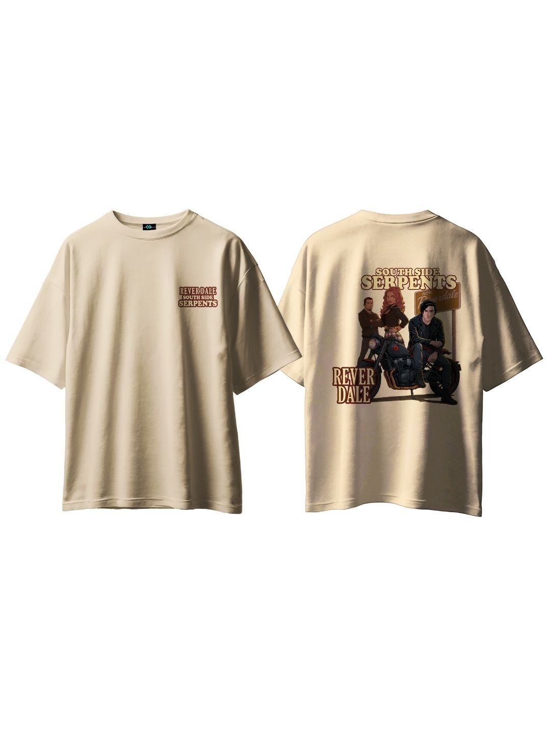 SXV 'Southside Serpents’ Printed Cool Aesthetic Oversized Baggy T-shirt