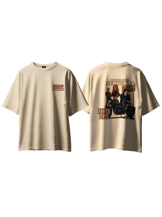 SXV 'Southside Serpents’ Printed Cool Aesthetic Oversized Baggy T-shirt