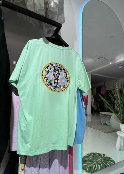 SXV Genz Navratri Printed Cool Aesthetic Oversized Baggy T-shirt