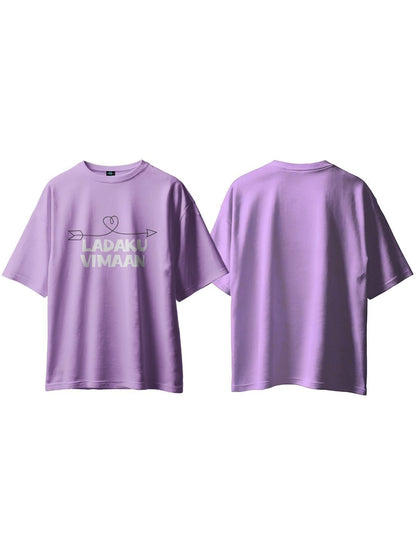 SXV 'LADAKU VIMAAN’ Printed Cool Aesthetic Oversized Baggy T-shirt