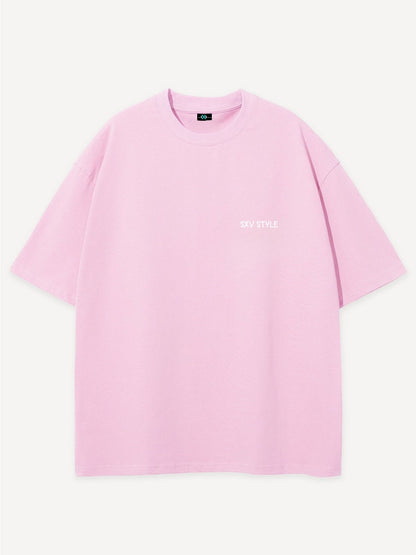 SXV 'should we leave this party’ Printed Cool Aesthetic Oversized Baggy T-shirt