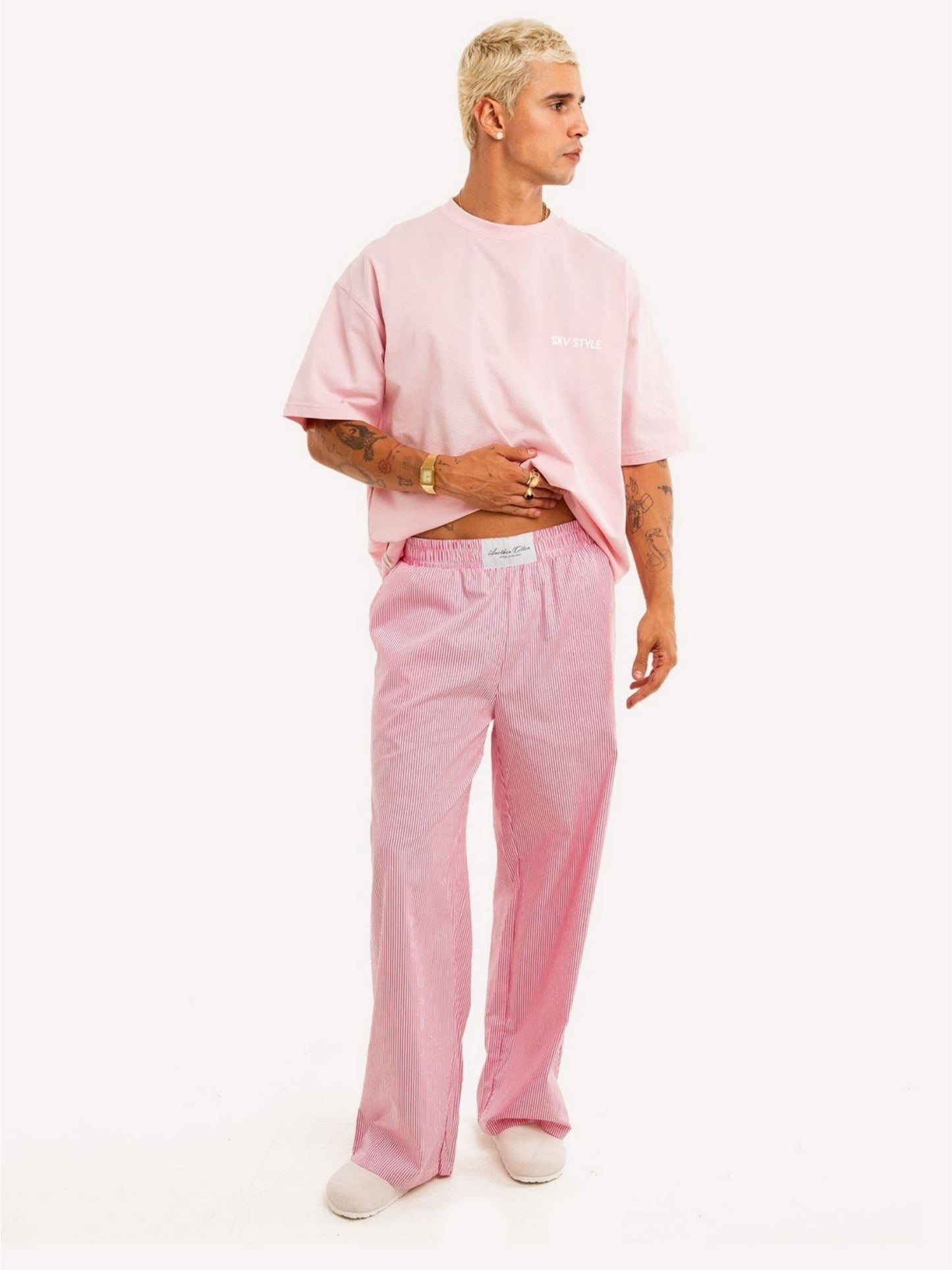 SXV 'should we leave this party’ Printed Cool Aesthetic Oversized Baggy T-shirt