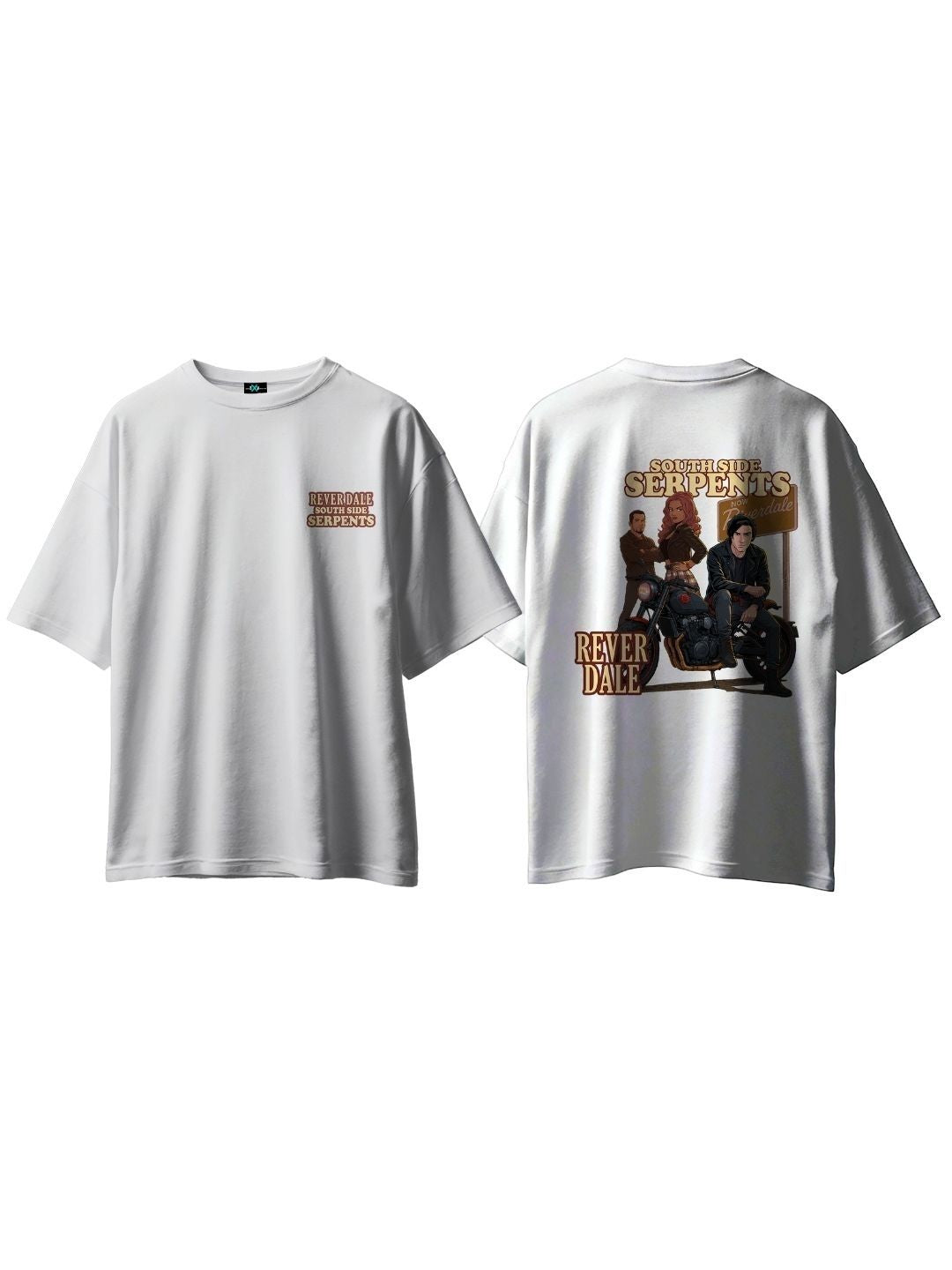 SXV 'Southside Serpents’ Printed Cool Aesthetic Oversized Baggy T-shirt
