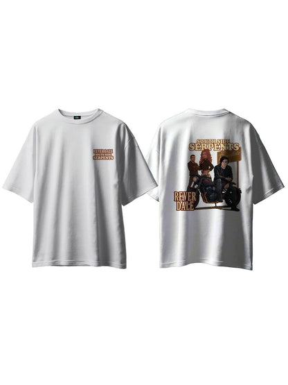 SXV 'Southside Serpents’ Printed Cool Aesthetic Oversized Baggy T-shirt
