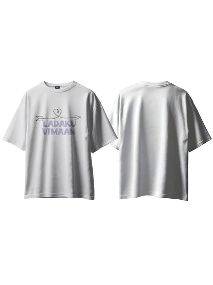 SXV 'LADAKU VIMAAN’ Printed Cool Aesthetic Oversized Baggy T-shirt