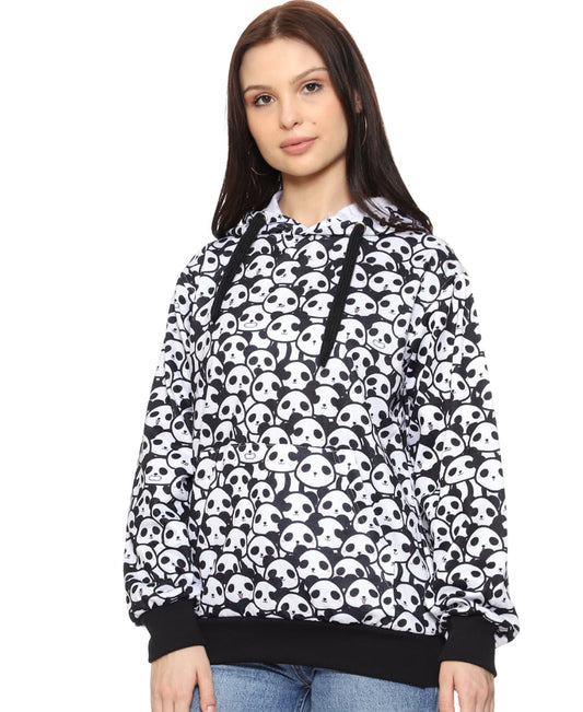 SXV Panda Full Printed Sweatshirt Hoodie