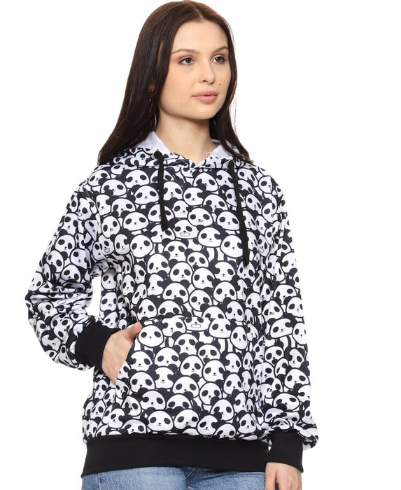 SXV Panda Full Printed Sweatshirt Hoodie