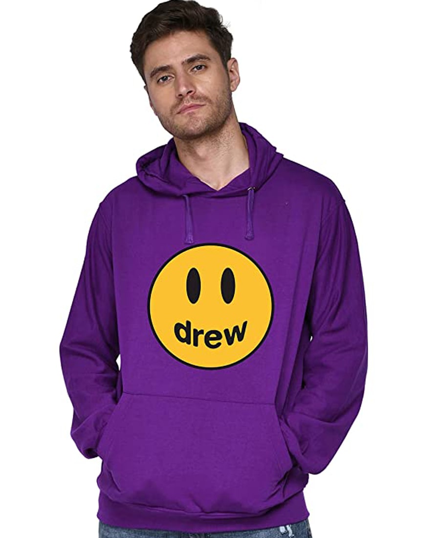 SXV STYLE Unisex Cotton Hooded Neck Hoodie : Drew