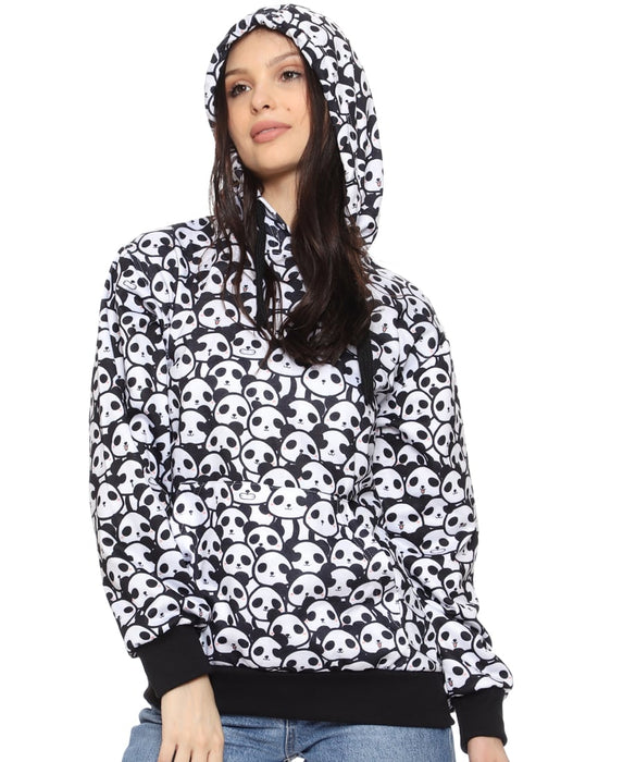 SXV Panda Full Printed Sweatshirt Hoodie