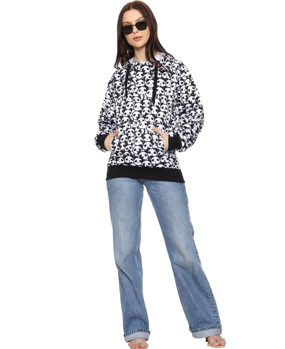 SXV Panda Full Printed Sweatshirt Hoodie