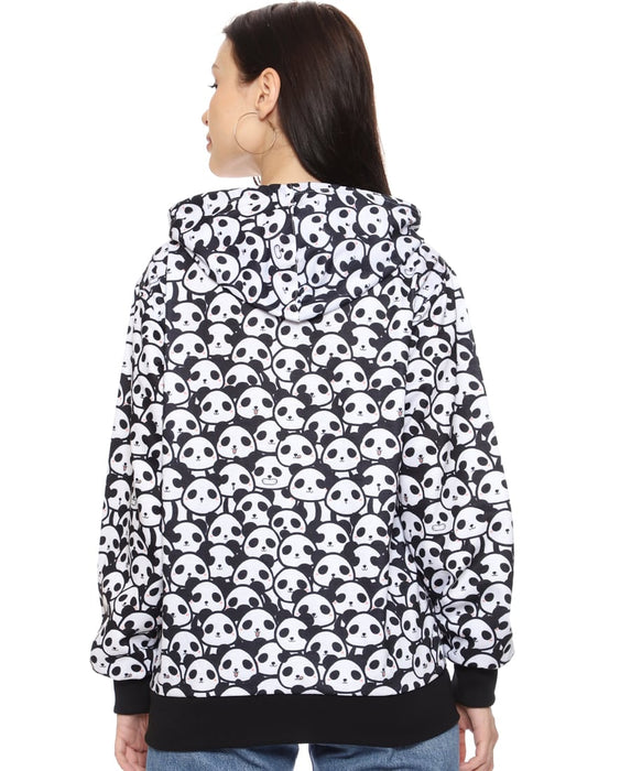 SXV Panda Full Printed Sweatshirt Hoodie