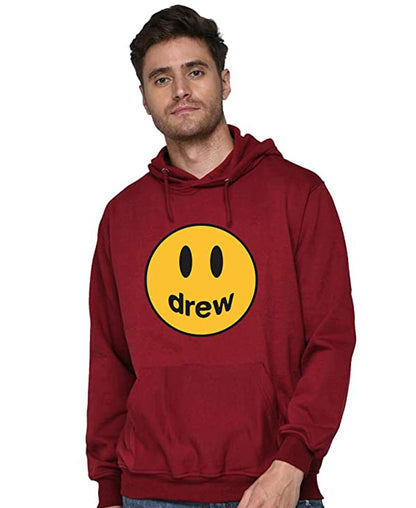 SXV STYLE Unisex Cotton Hooded Neck Hoodie : Drew