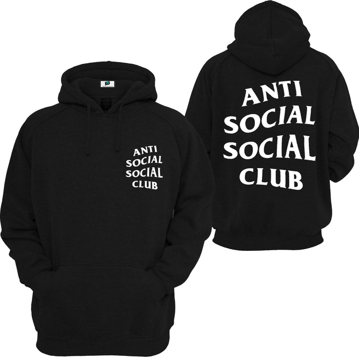 SXV  'Anti social social club’ Printed Cool Aesthetic Sweatshirt Hoodie