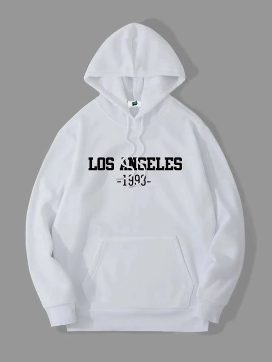 SXV  'Los Angeles 1993’ Printed Cool Aesthetic Sweatshirt Hoodie