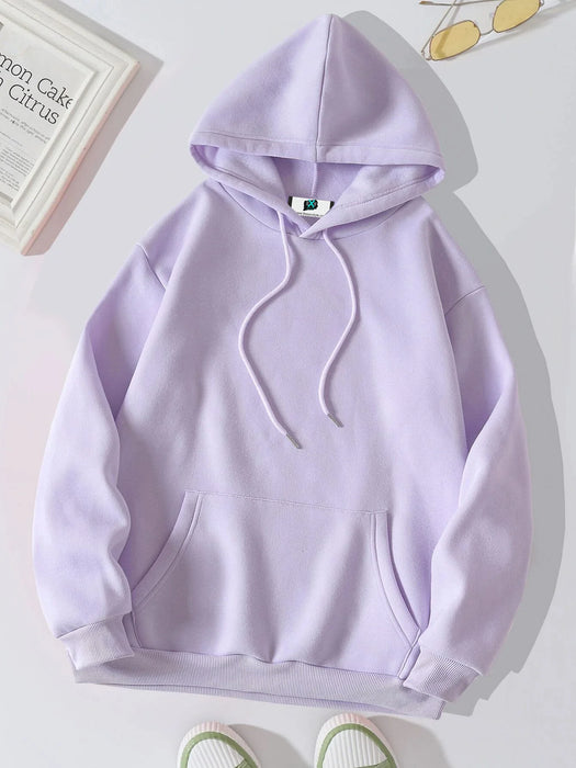 Plain sales purple sweatshirt