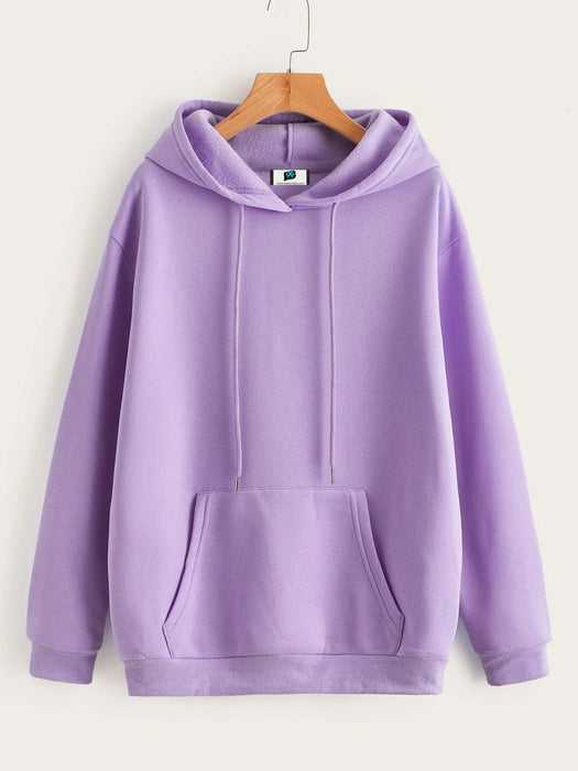 SXV Plain Solid Lavender Cool Aesthetic Sweatshirt Hoodie