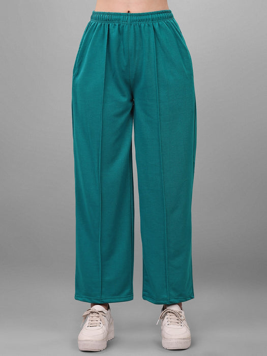 SXV Solid Teal Green Pull-On Trousers