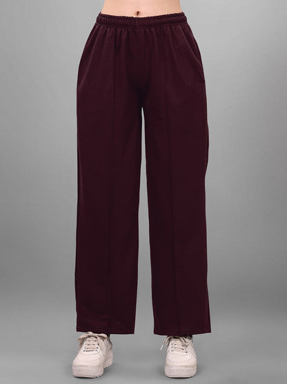 SXV Solid Brown Pull-On Trousers