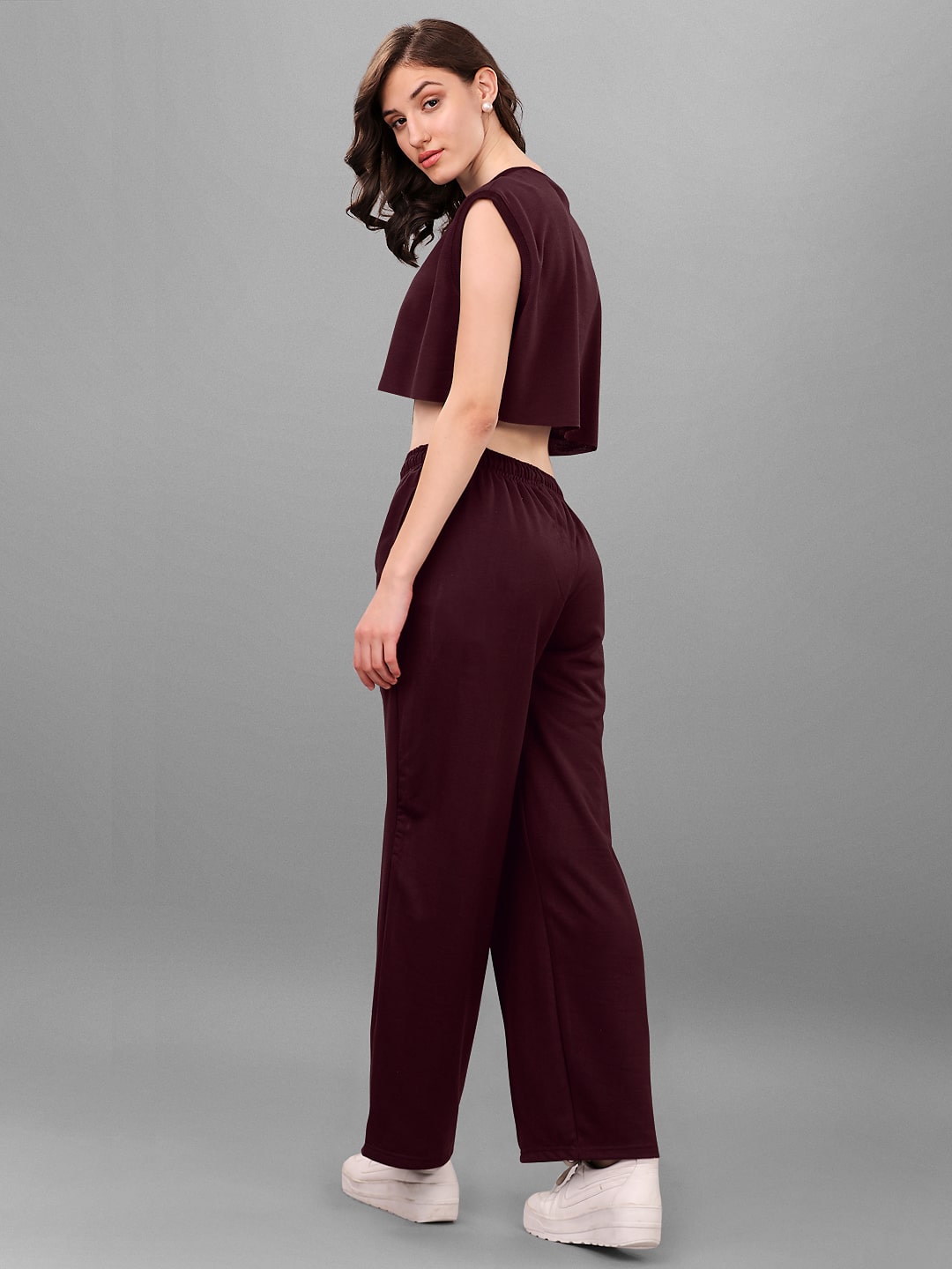 SXV Solid Brown Pull-On Trousers