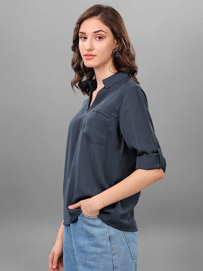 SXV backside button darkgrey shirt