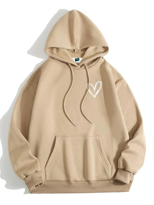 SXV 'BTS heart' Printed Cool Aesthetic Sweatshirt Hoodie