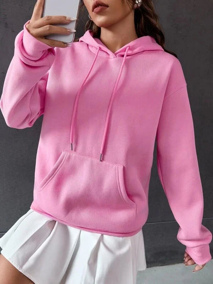 SXV Plain 'Pink' Solid Cool Aesthetic Sweatshirt Hoodie