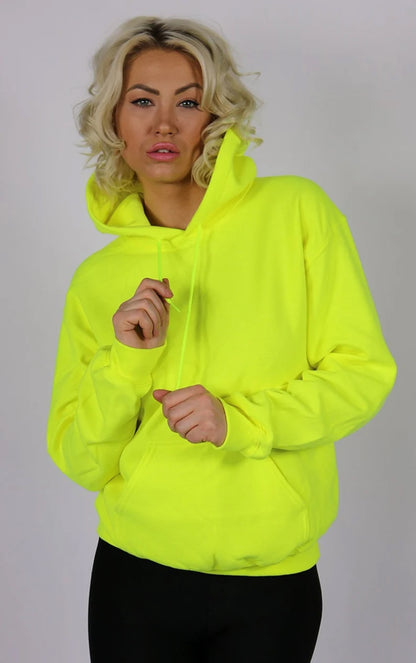 SXV PLAIN NEON GREEN Cool Aesthetic Sweatshirt Hoodie(LOWEST PRICE-NON RETURNABLE)