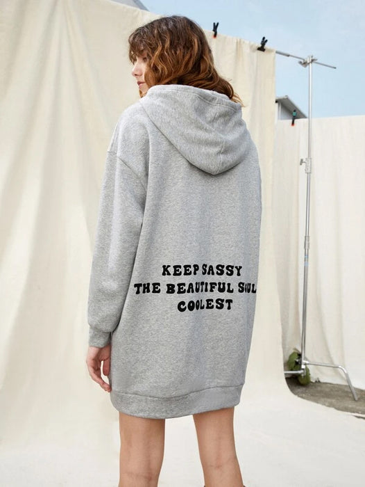 KEEP SASSY THE BEAUTIFUL SOUL COOLEST -ULTRA OVERSIZED HOODIE