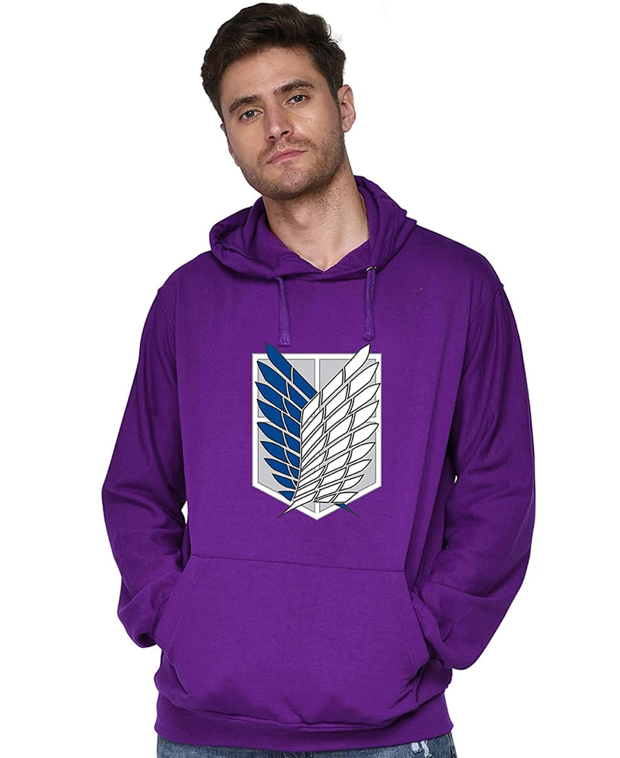 SXV STYLE Unisex Printed Hoodie : Attack on Titan AOT