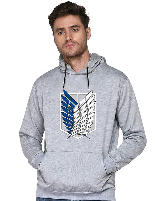 SXV STYLE Unisex Printed Hoodie : Attack on Titan AOT