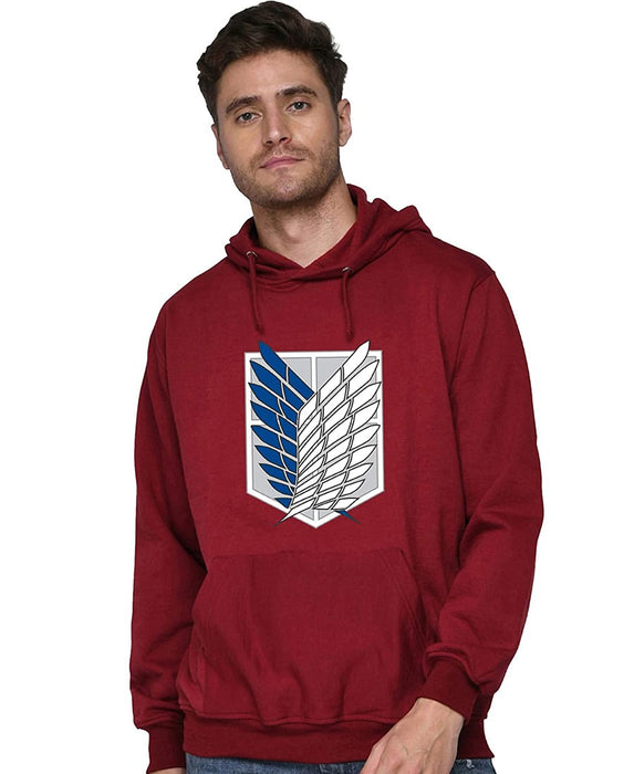 SXV STYLE Unisex Printed Hoodie : Attack on Titan AOT