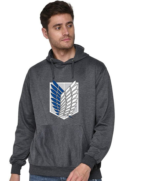 SXV STYLE Unisex Printed Hoodie : Attack on Titan AOT