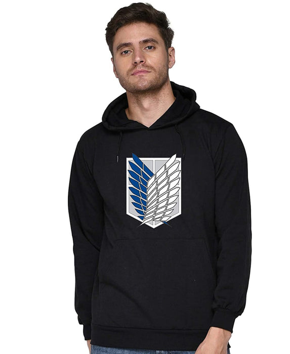 SXV STYLE Unisex Printed Hoodie : Attack on Titan AOT