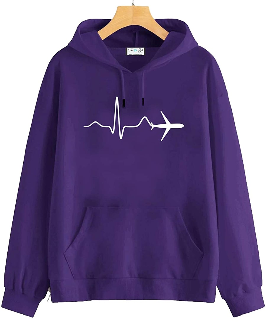 SXV Style PRINTED HOODIE :AIRPLANE/Hoodie for men & women/Warm Hoodie/Unisex Hoodie