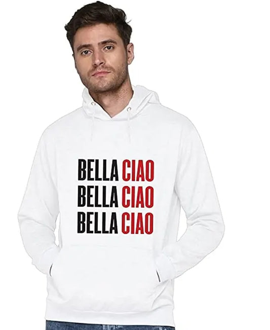 SXV STYLE Unisex Printed Hoodie : Bella Ciao