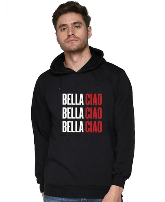 SXV STYLE Unisex Printed Hoodie : Bella Ciao