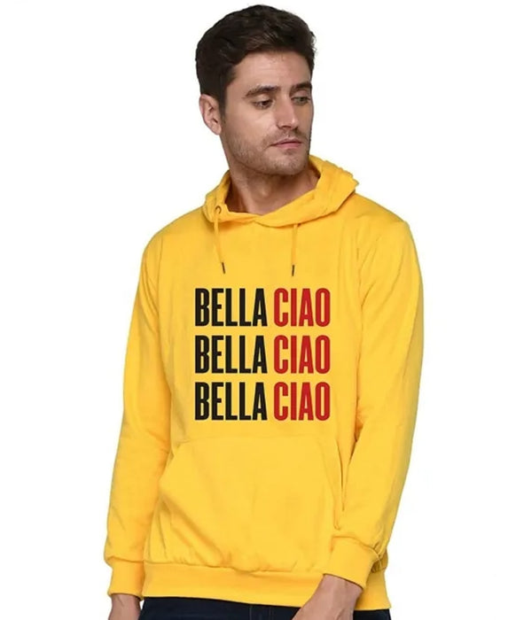 SXV STYLE Unisex Printed Hoodie : Bella Ciao