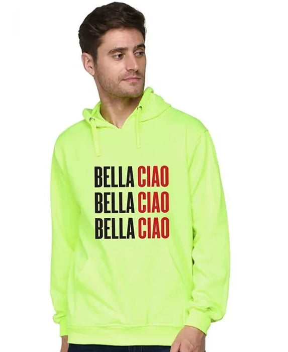 SXV STYLE Unisex Printed Hoodie : Bella Ciao