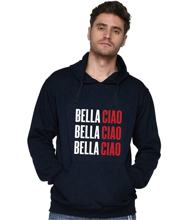 SXV STYLE Unisex Printed Hoodie : Bella Ciao