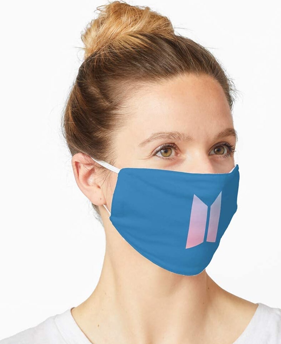 SV BTS Printed unisex cotton Face mask For Face (Pack of 3)