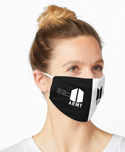 SV BTS Printed unisex cotton Face mask For Face (Pack of 3)