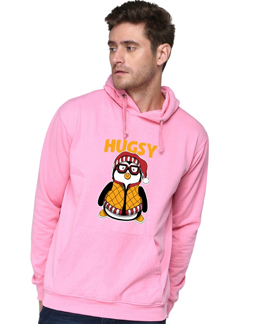 SXV STYLE Unisex Printed Hoodie : HUGSY