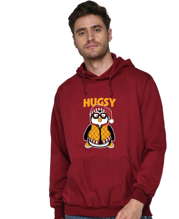 SXV STYLE Unisex Printed Hoodie : HUGSY